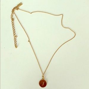 Kate Spade “J” necklace